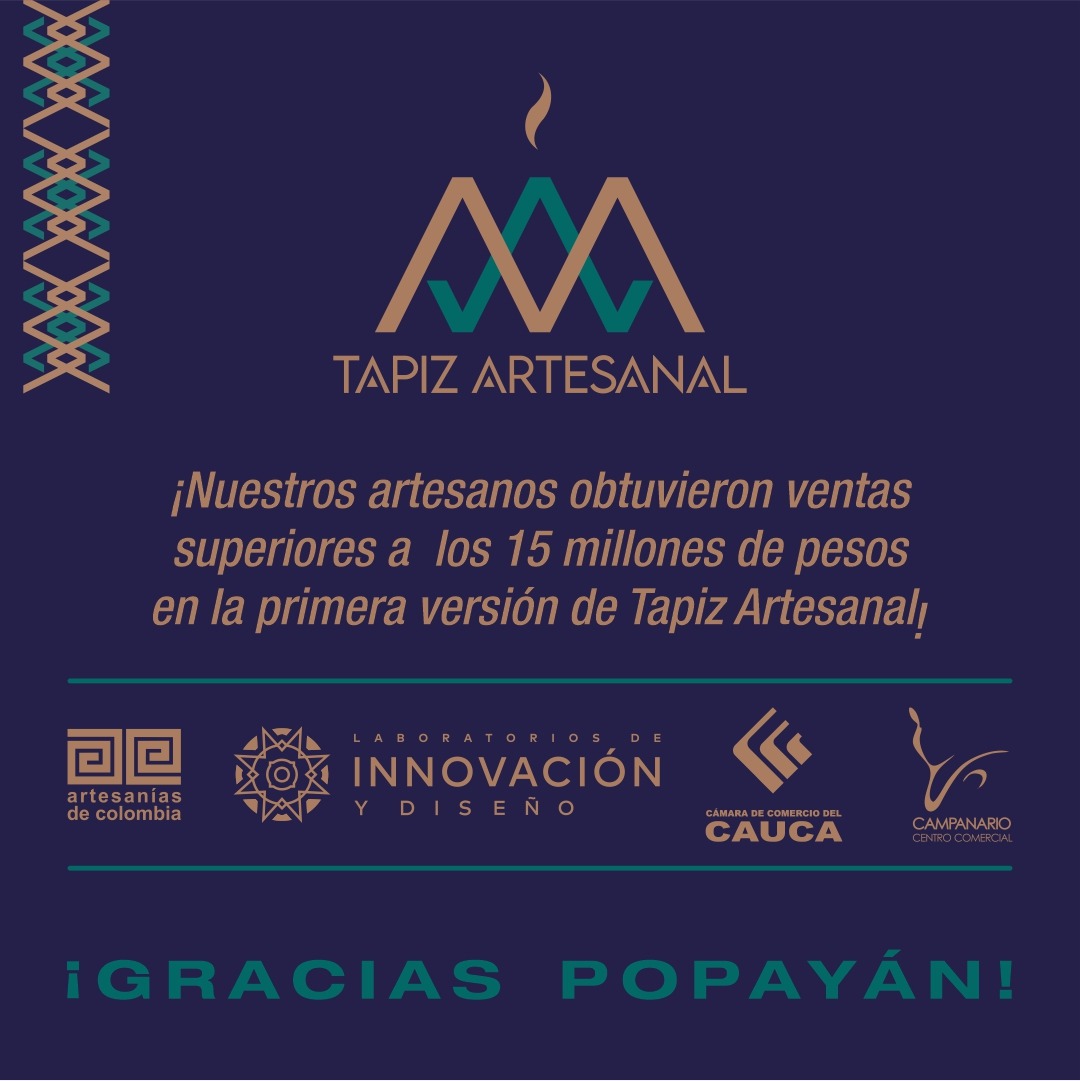 Con Tapiz Artesanal, Campanario promueve la reactivación económica para los artesanos caucanos
