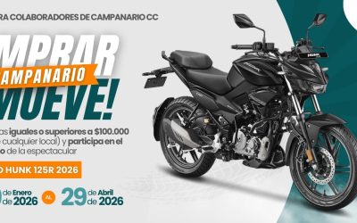 Comprar en Campanario ¡te mueve! Participa por una Hero Hunk 125R 2026