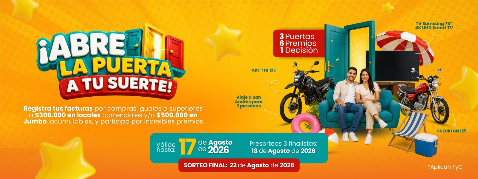 Abre la puerta a tu suerte