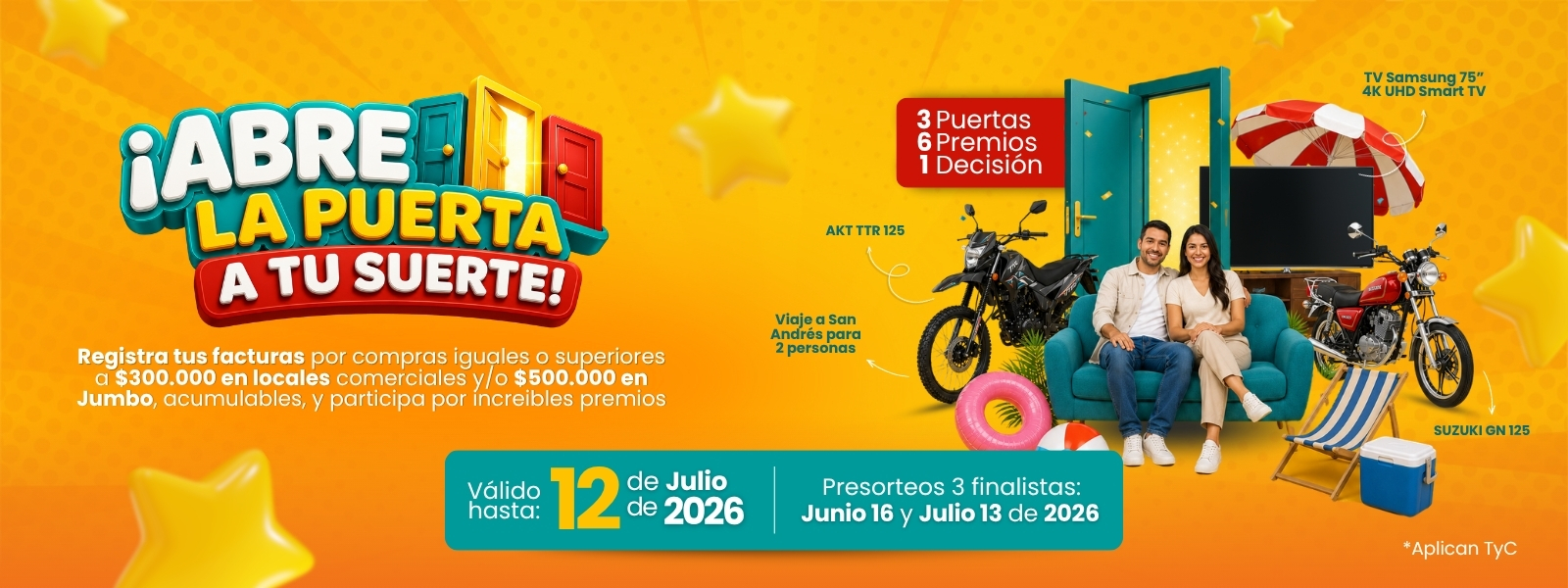 Abre la puerta a tu suerte